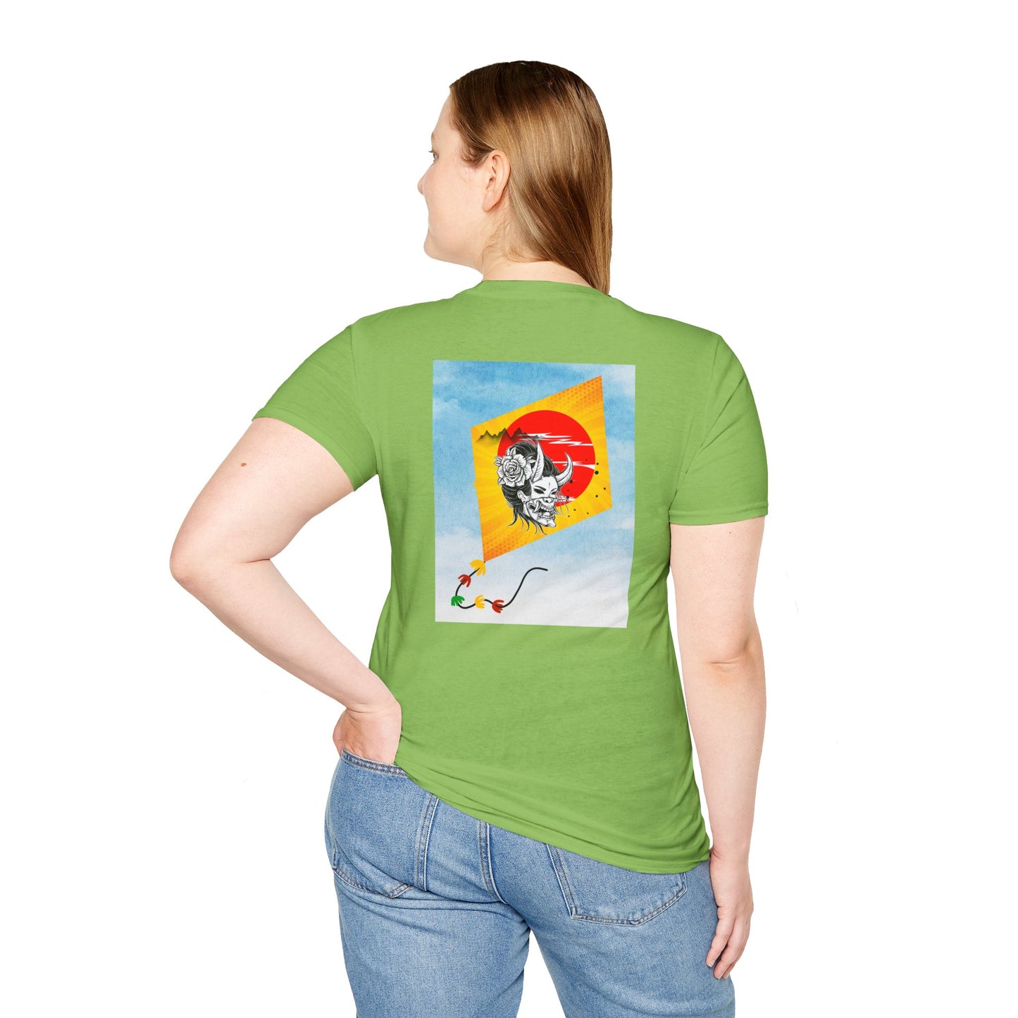 Asian Mask Kite T-Shirt