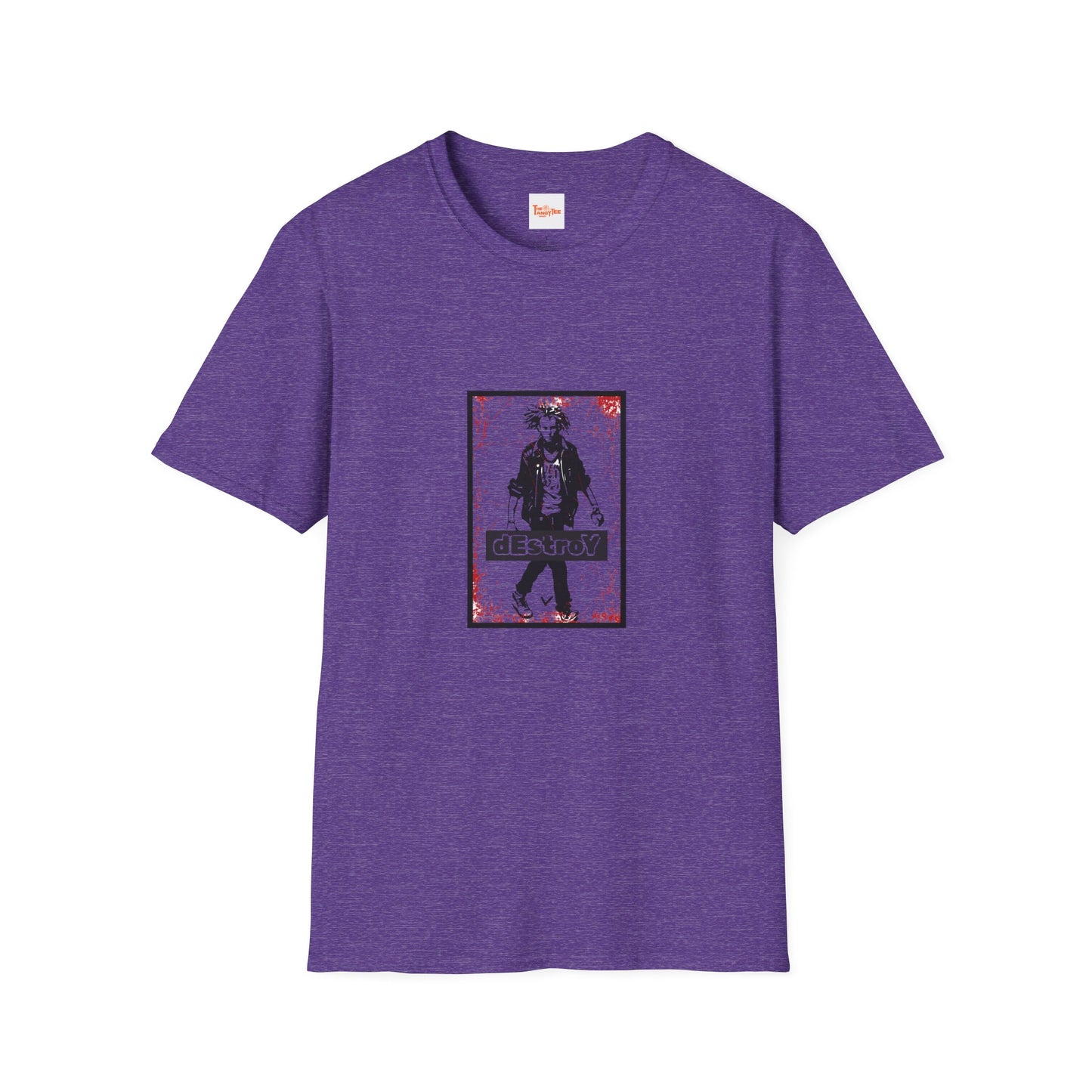 Punk Rock T-Shirt with Destroy Graphic