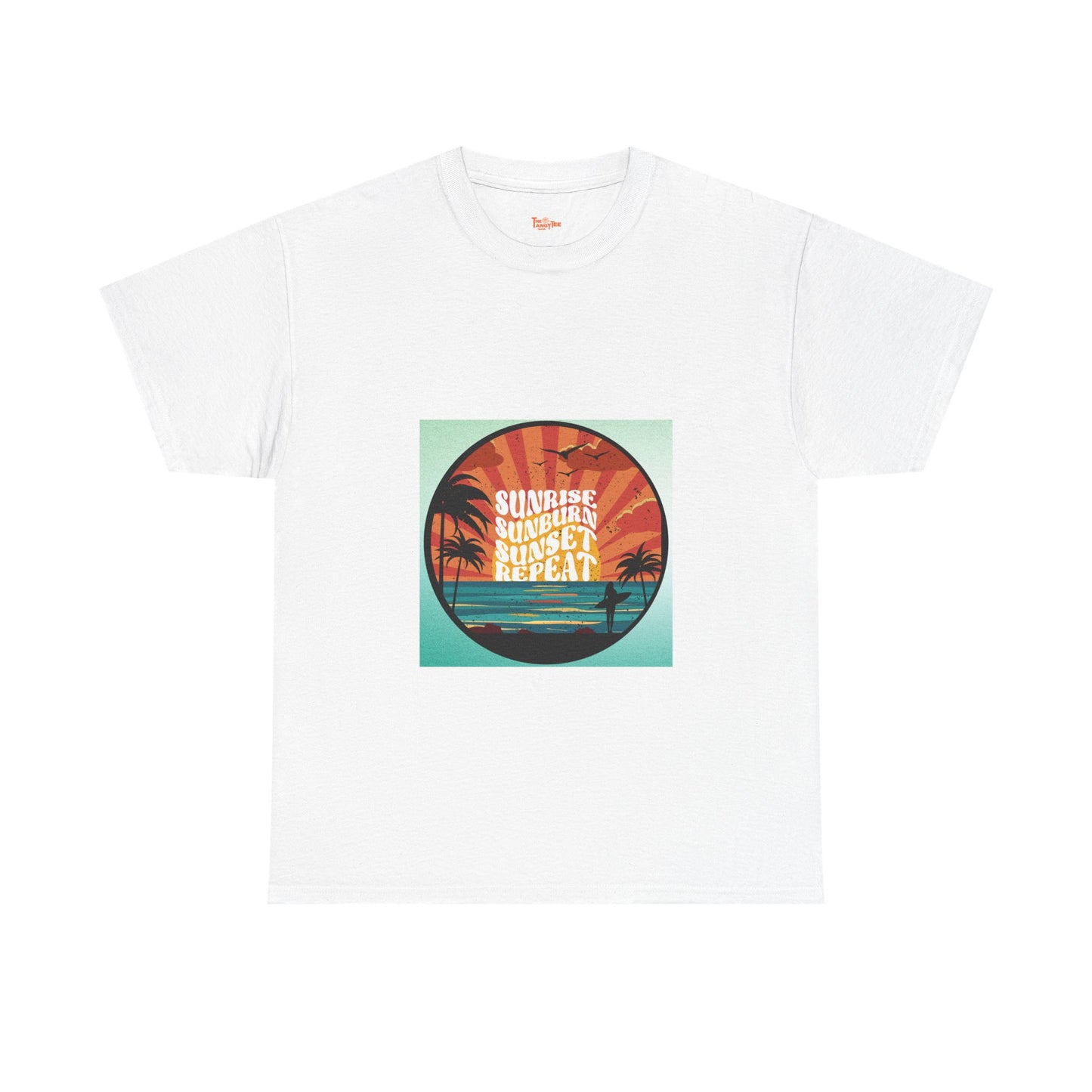 Sunrise Sunburn Sunset Repeat Unisex Tee