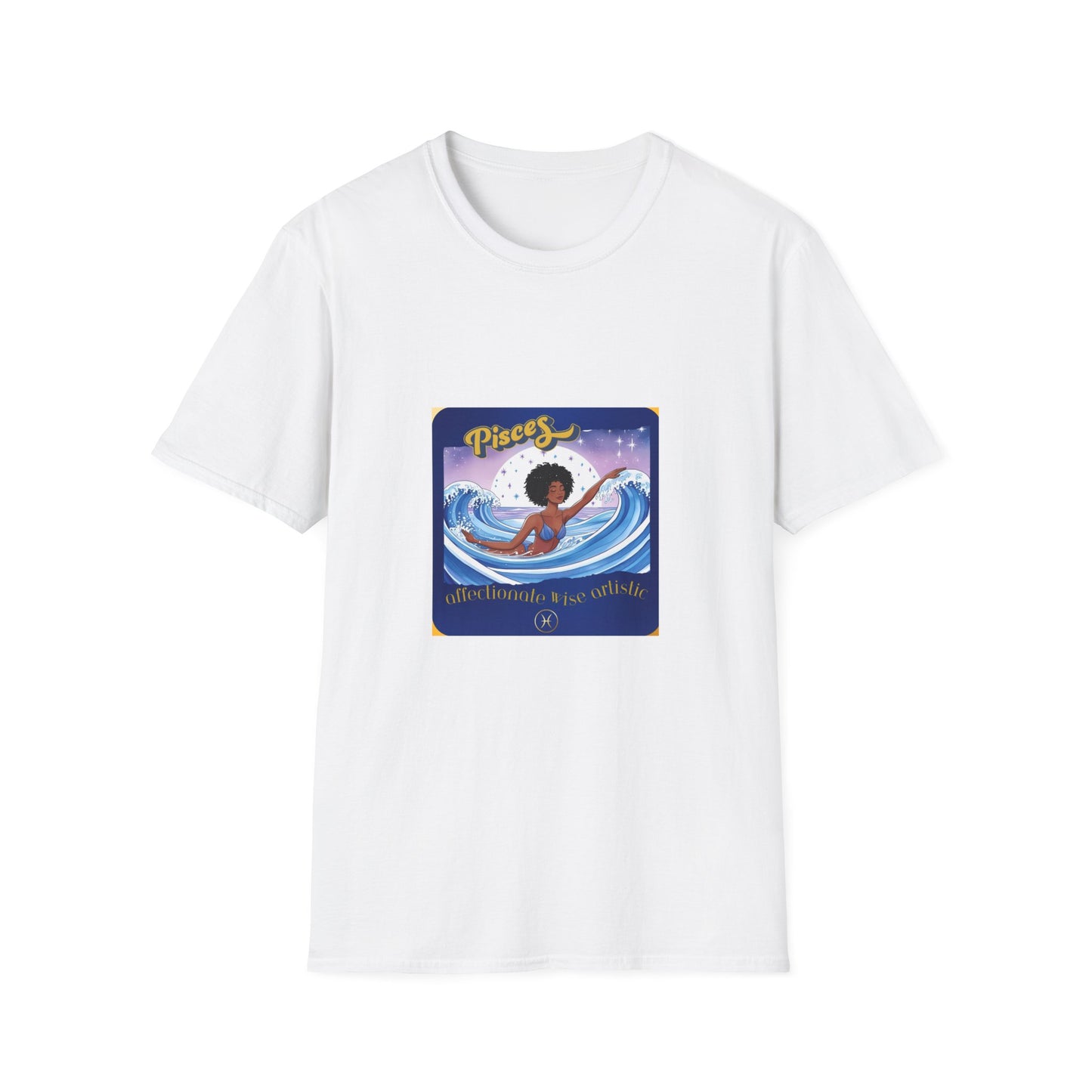 Pisces Woman Ocean Graphic T-Shirt