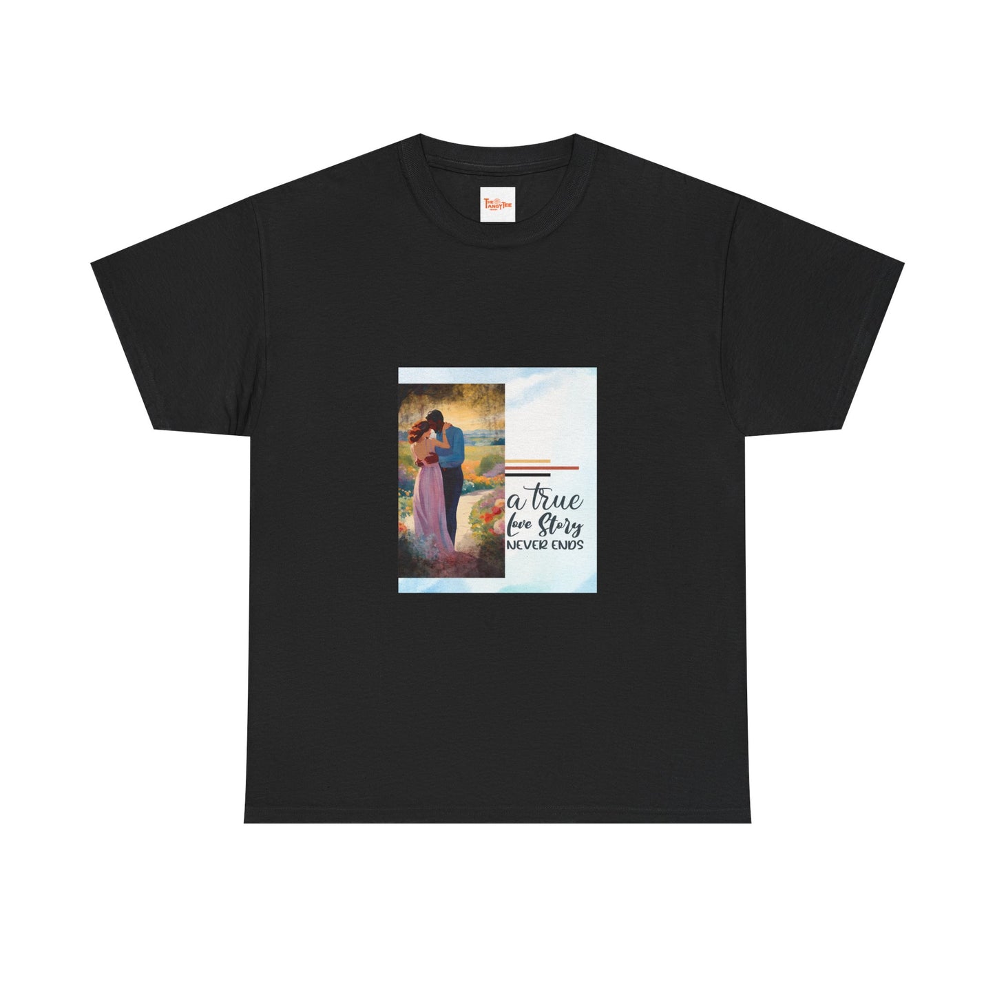 A True Love Story Never Ends Graphic Unisex Tee