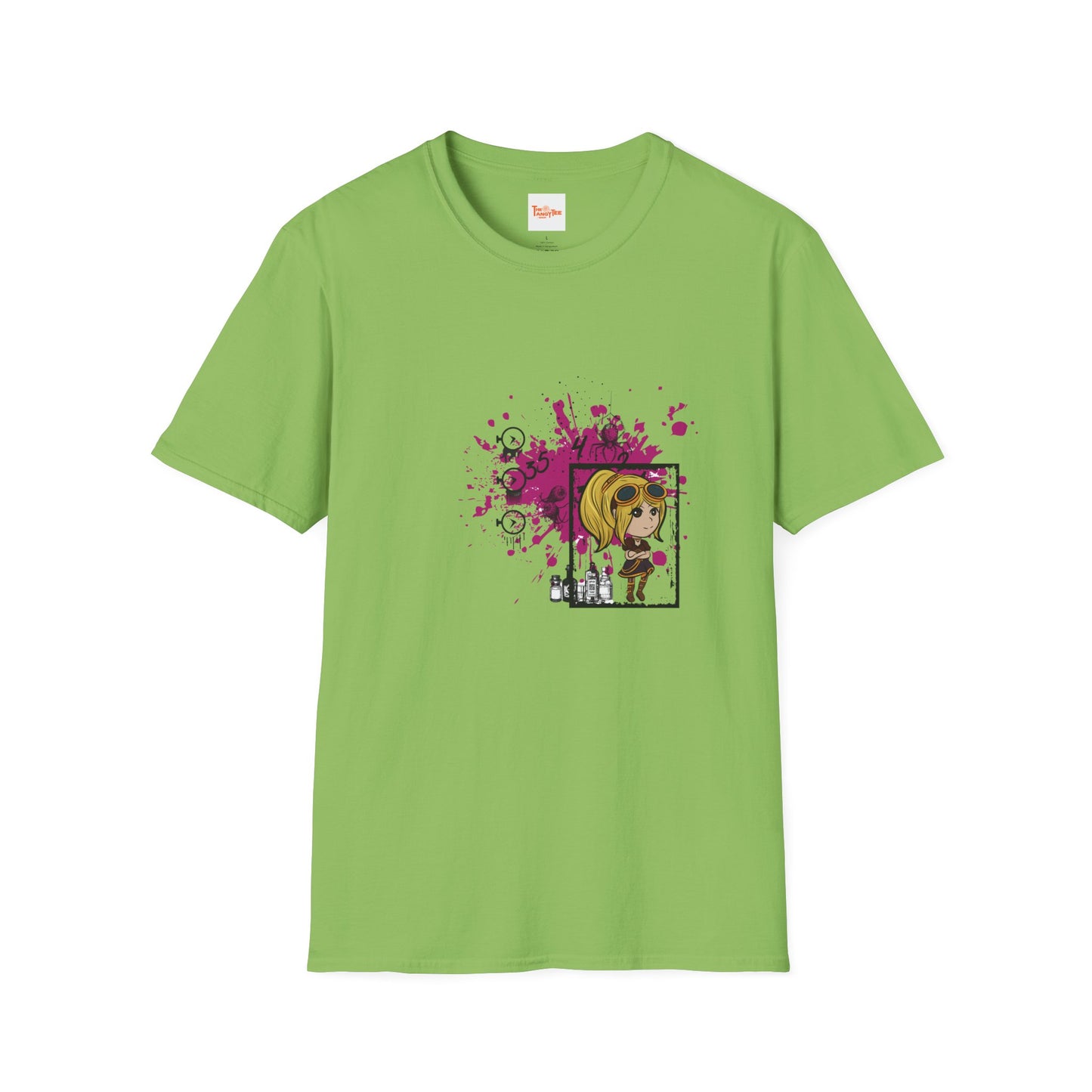 Steampunk Girl Softstyle T-Shirt