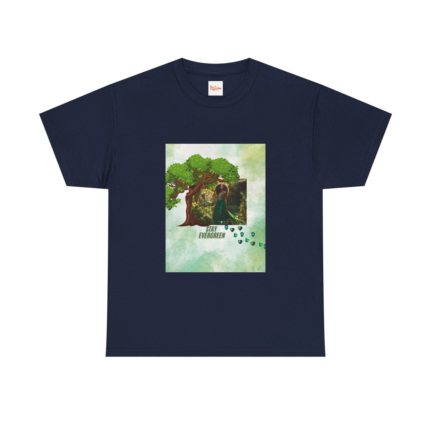 Evergreen Black Woman Tee