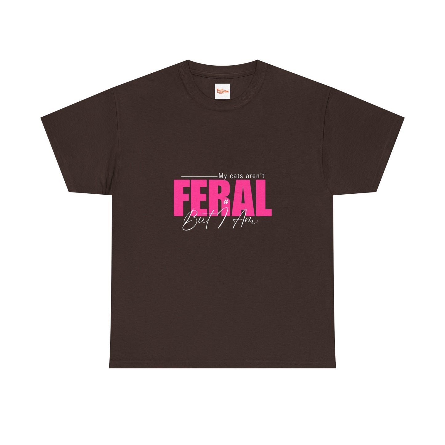 Cat Lover Graphic Tee - My Cats Aren't Feral