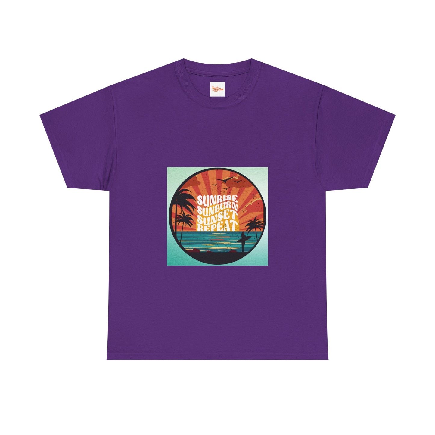 Sunrise Sunburn Sunset Repeat Unisex Tee