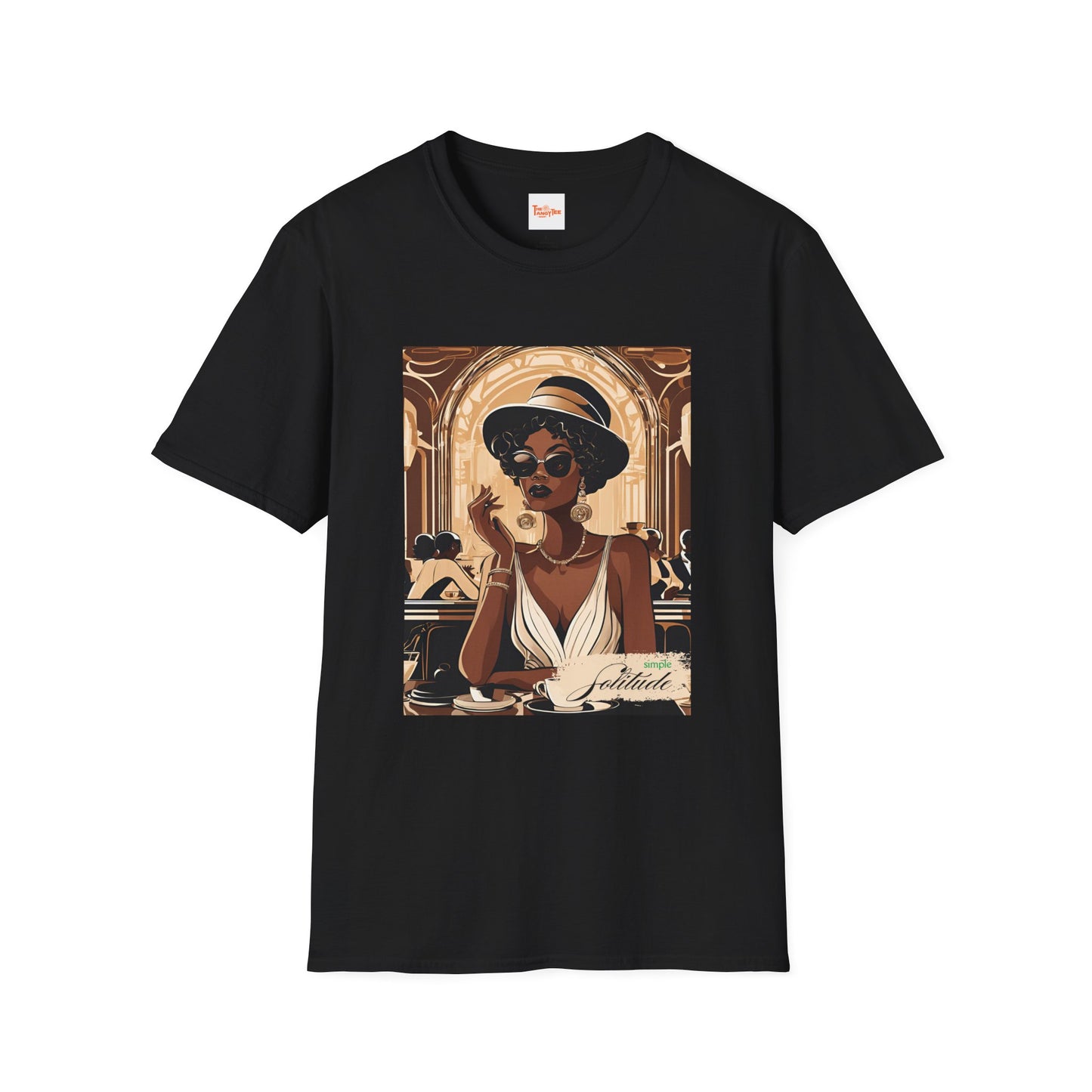 Art Deco Simple Solitude - Graphic Tee