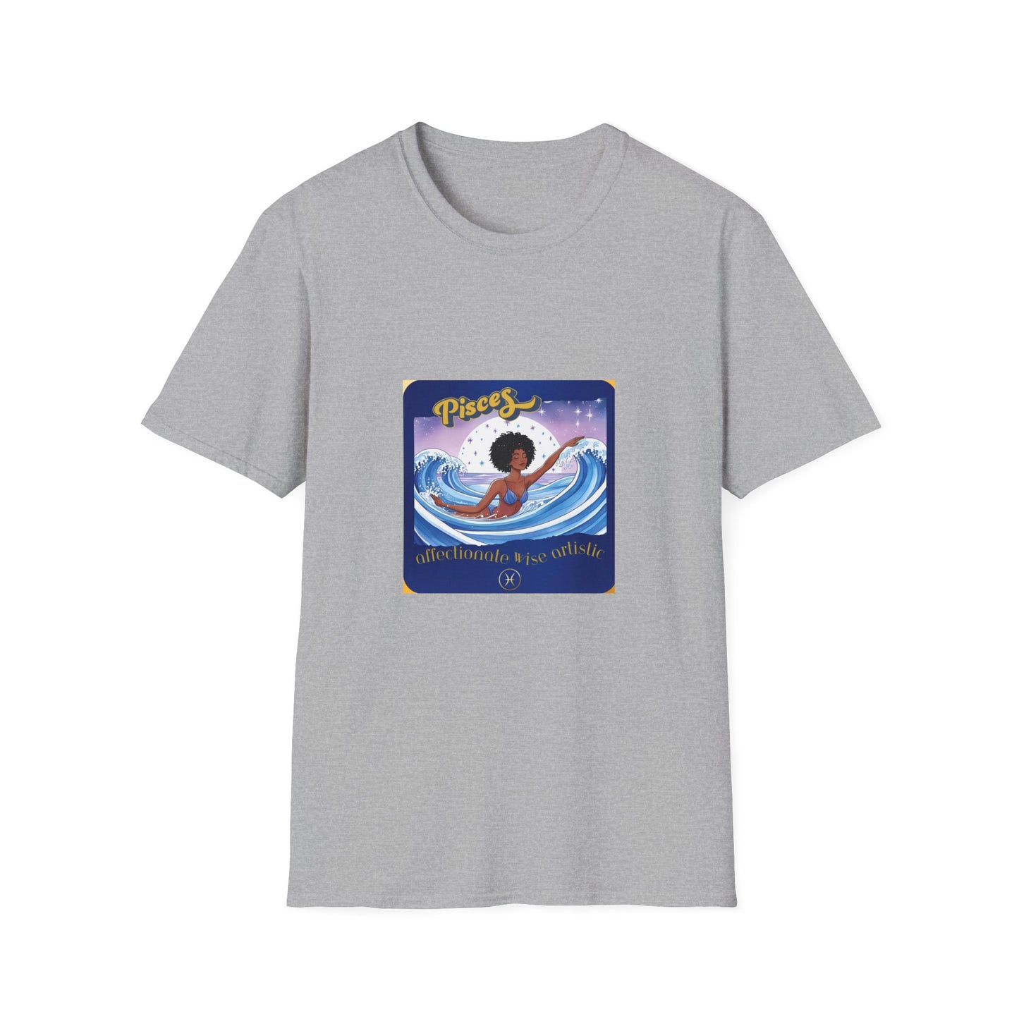 Pisces Woman Ocean Graphic T-Shirt