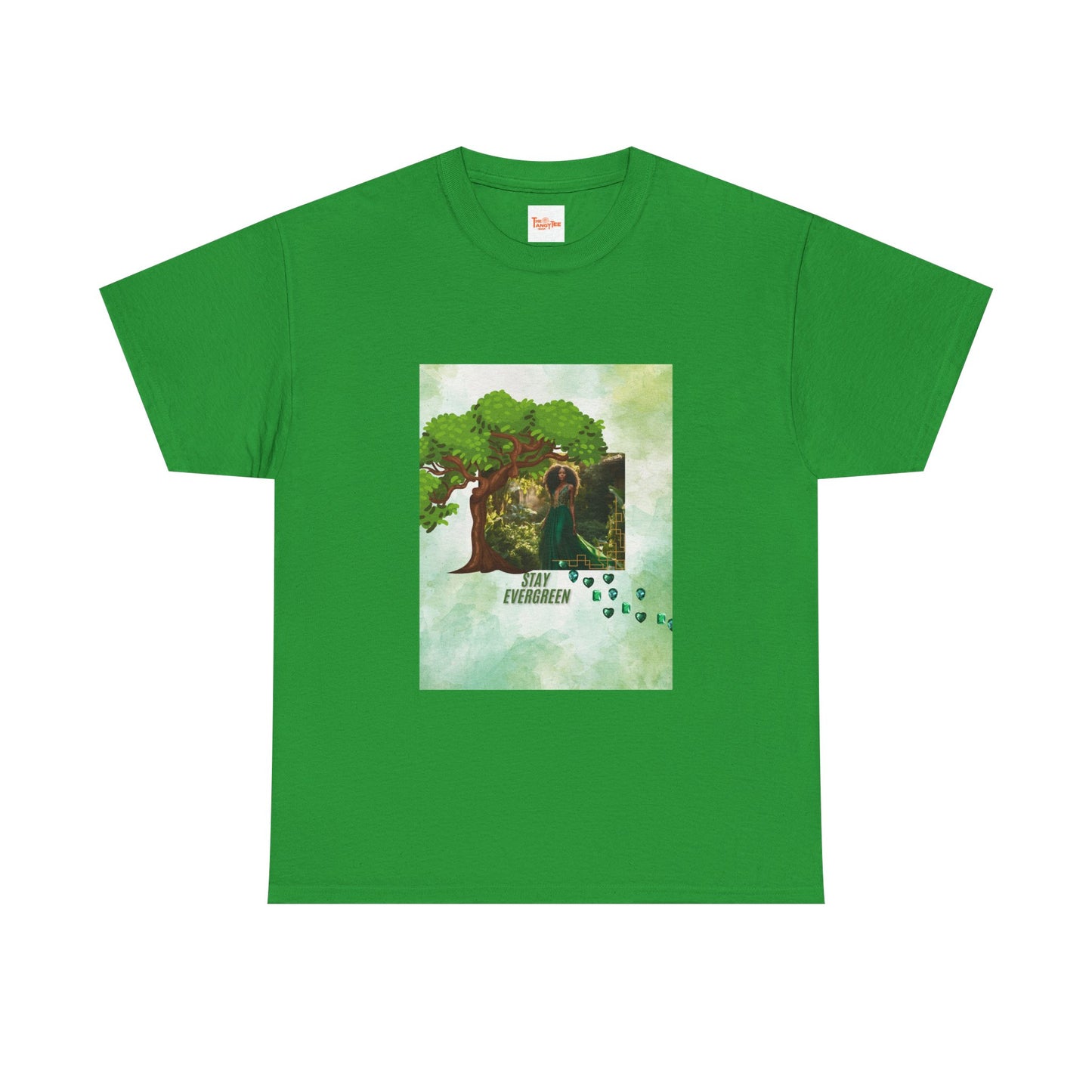 Evergreen Black Woman Tee