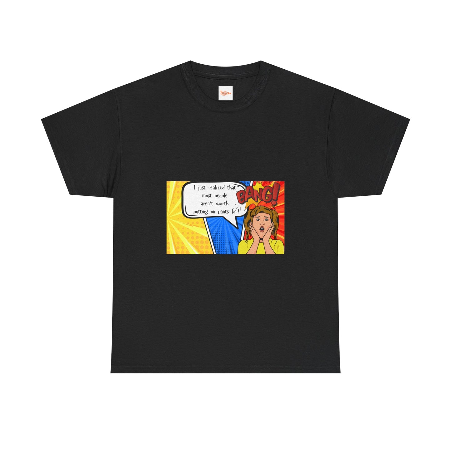 Shocked Girl Unisex Tee - I Just Realized Graphic