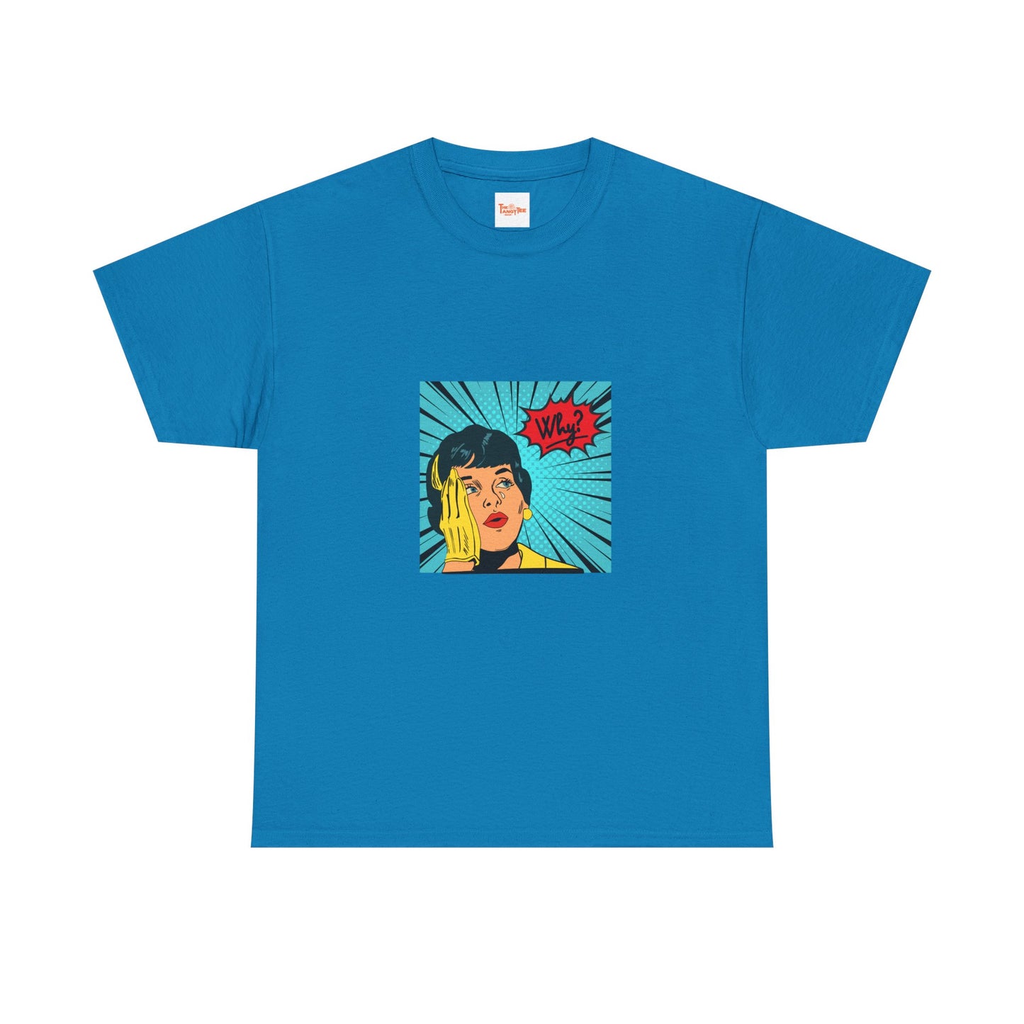 Comic Book Damsel Unisex Tee - Asking Why