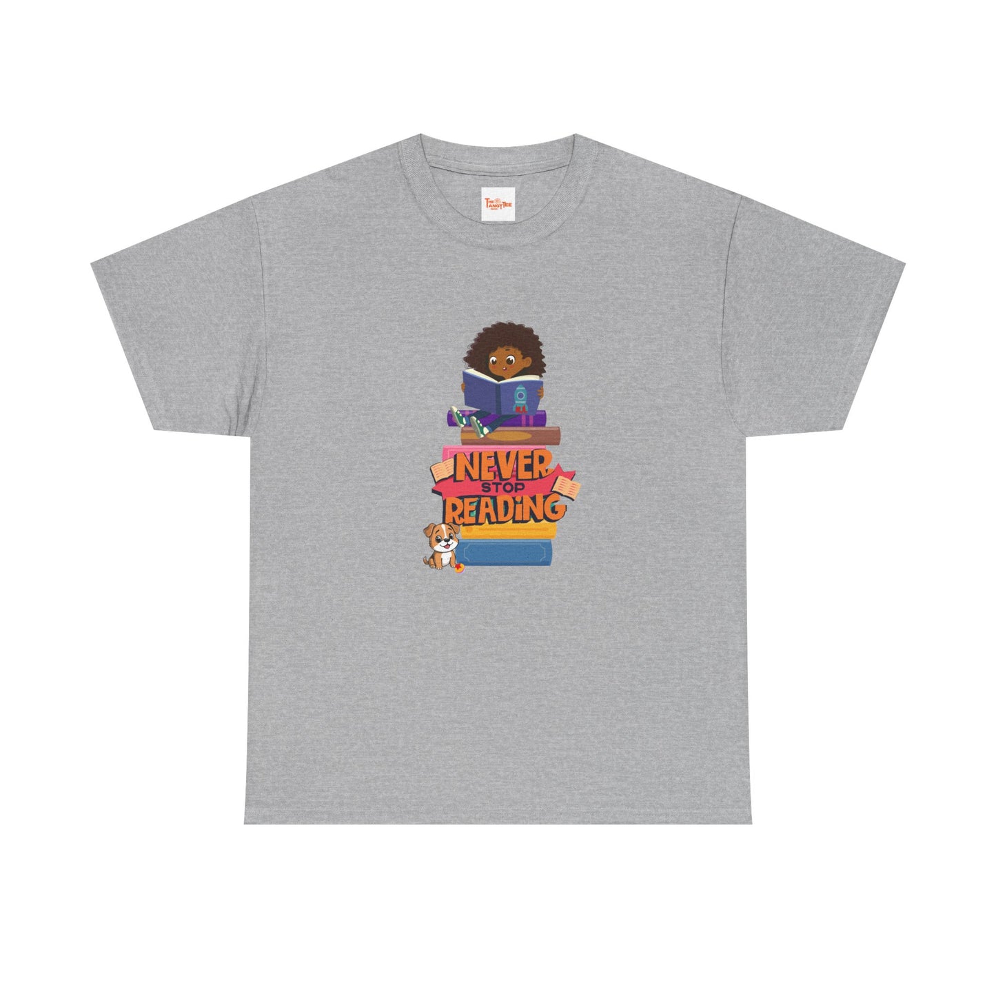 Reading Enthusiast Tee - Never Stop Reading