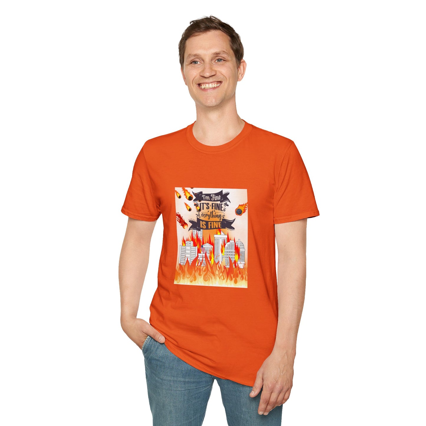 Everything's Fine Graphic Unisex T-Shirt