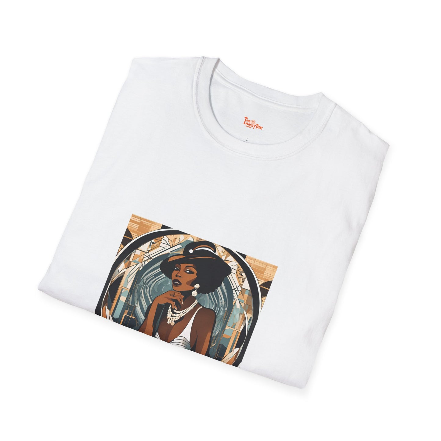 Art Deco Woman Classy Contemplation Graphic T-Shirt