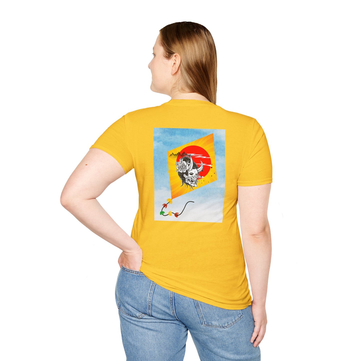 Asian Mask Kite T-Shirt