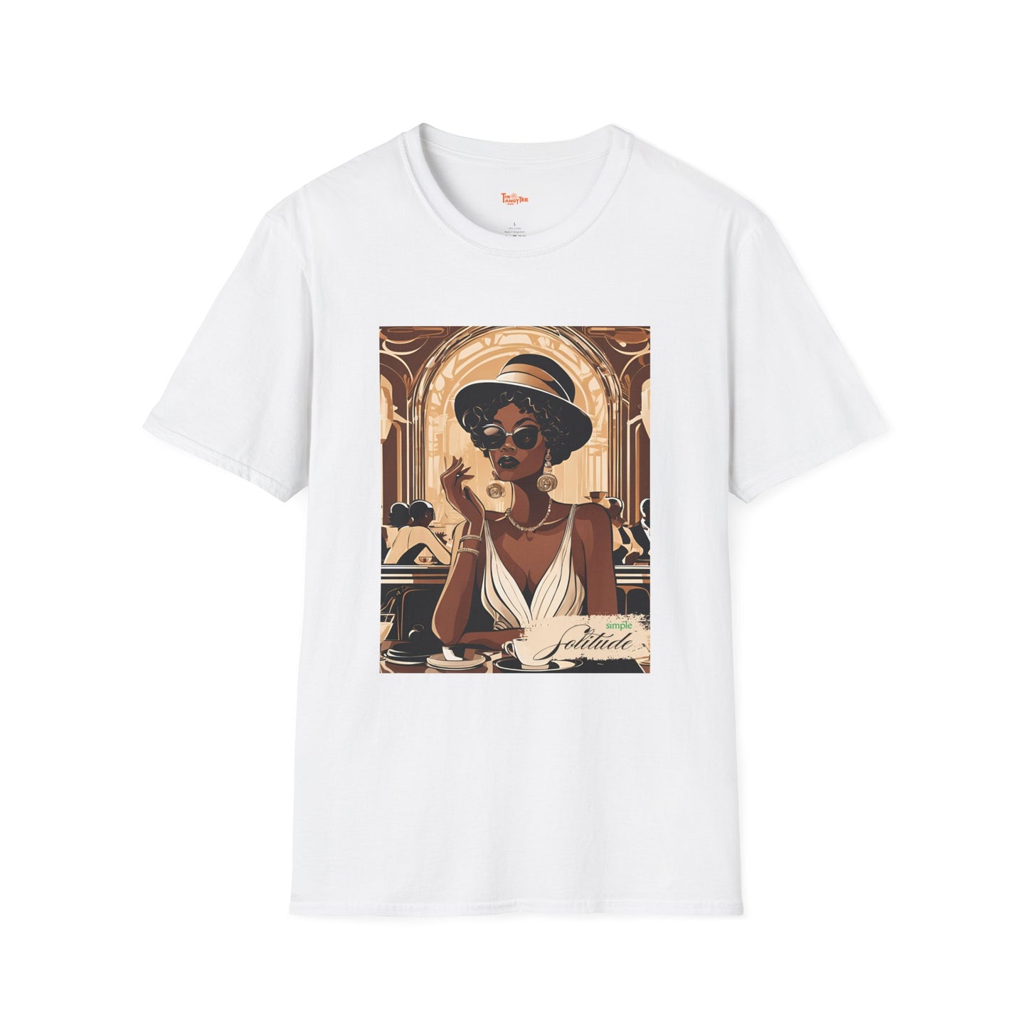 Art Deco Simple Solitude - Graphic Tee