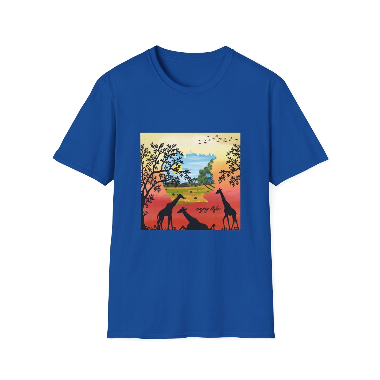 Giraffe Silhouette Unisex T-Shirt