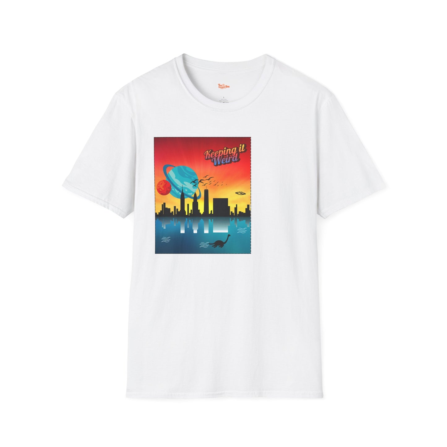 Alien City Skyline Unisex T-Shirt