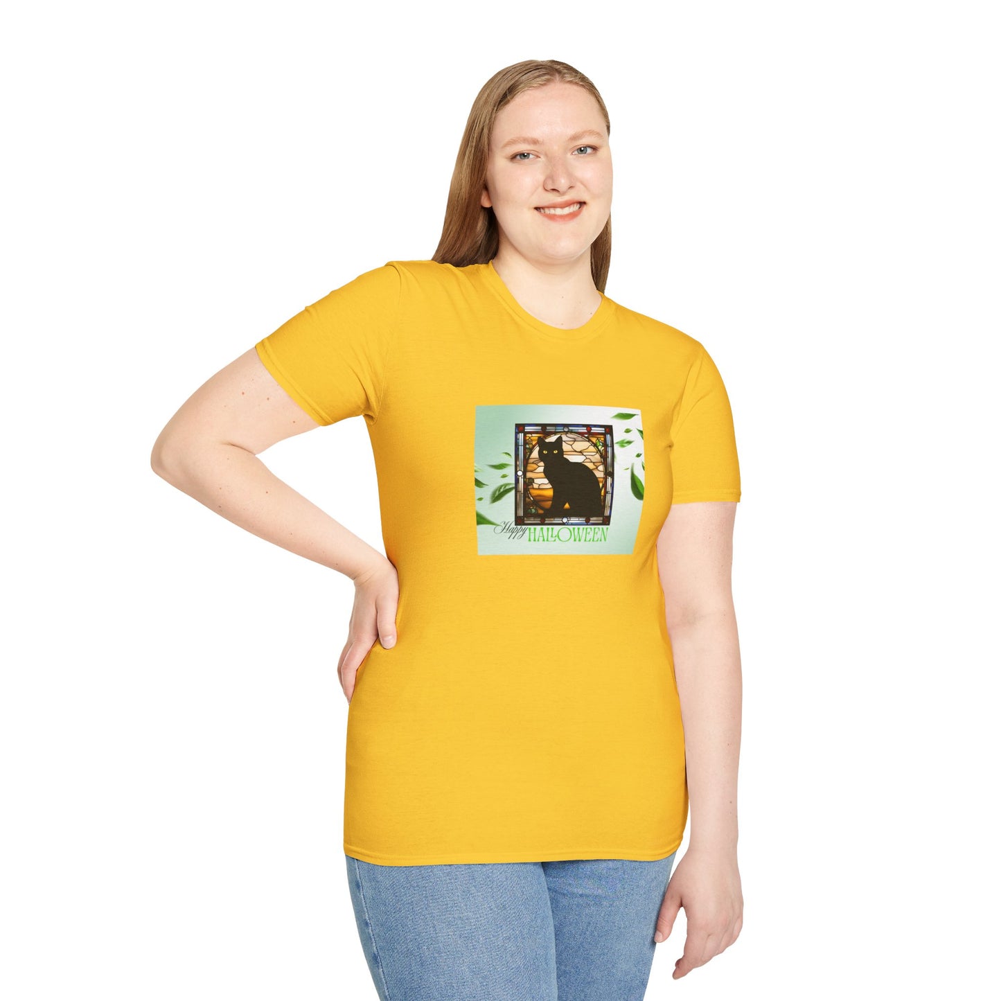 Halloween Black Cat T-Shirt