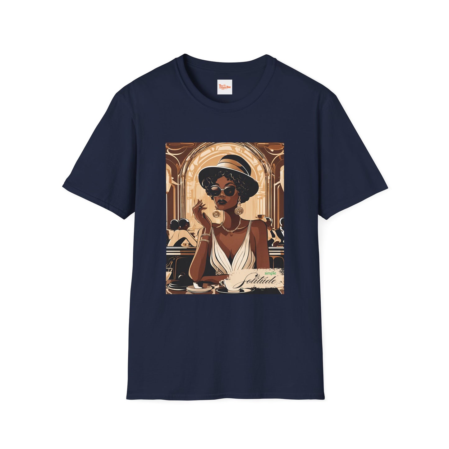Art Deco Simple Solitude - Graphic Tee