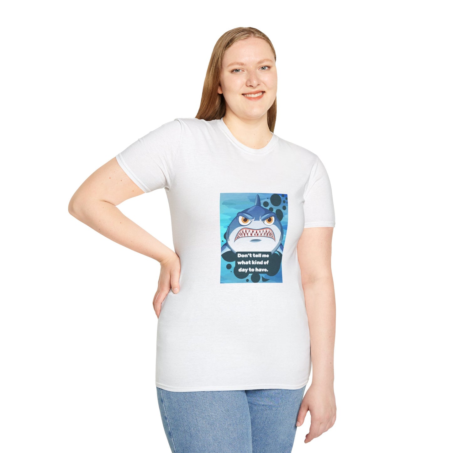 Attitude Shark Graphic Unisex T-Shirt