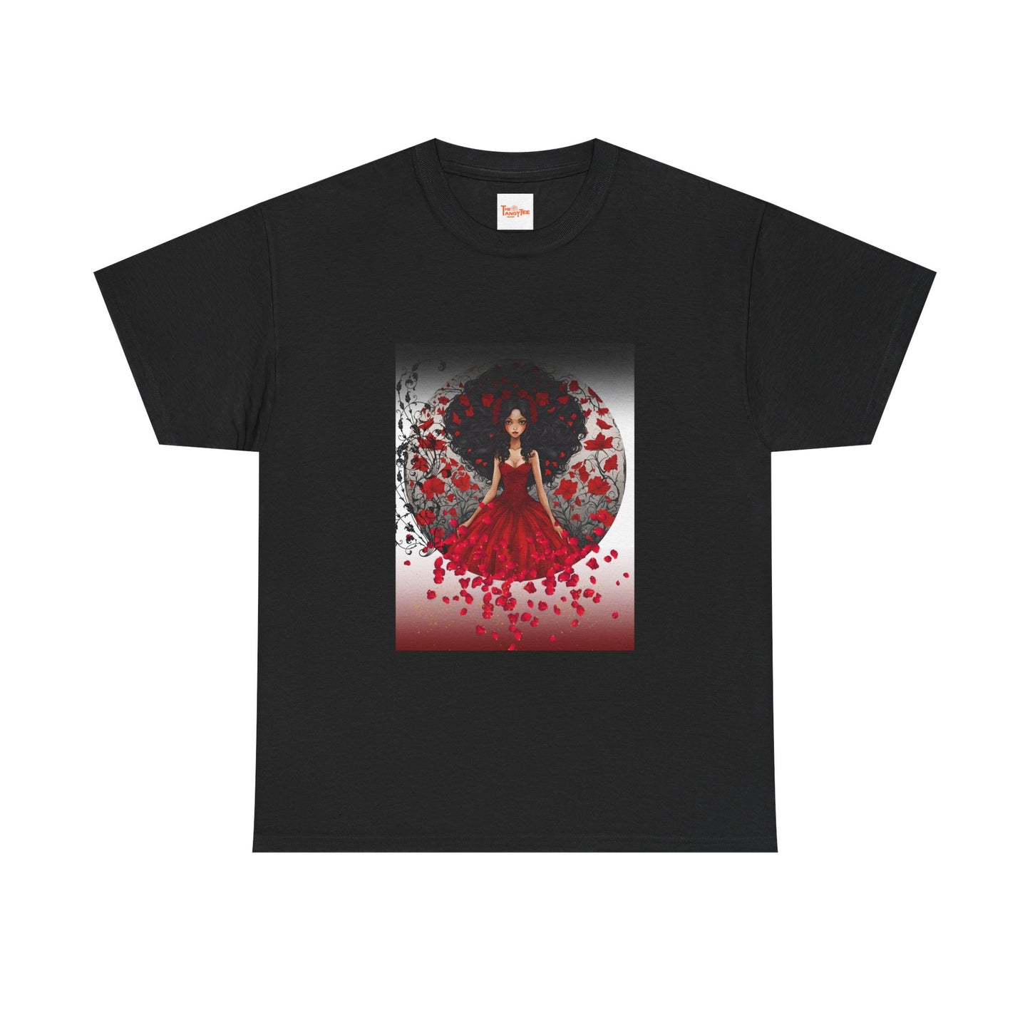 Raven-Haired Rose Unisex Tee