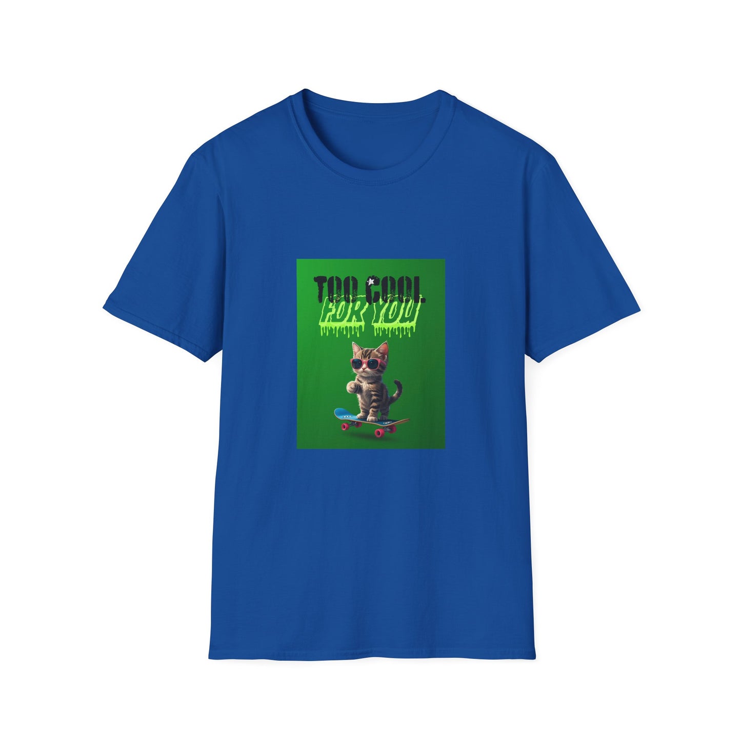 Kitten Skateboard Unisex Tee