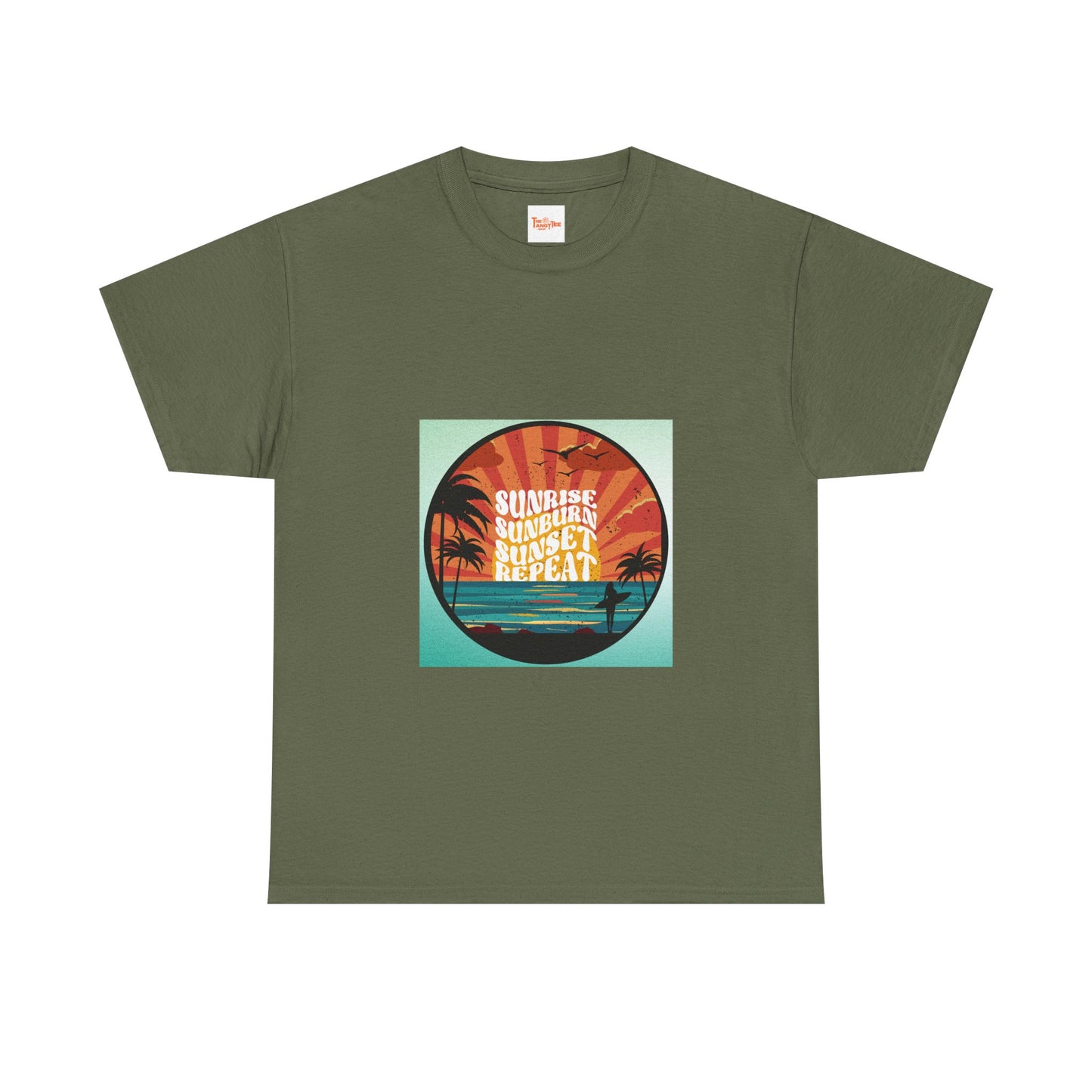 Sunrise Sunburn Sunset Repeat Unisex Tee