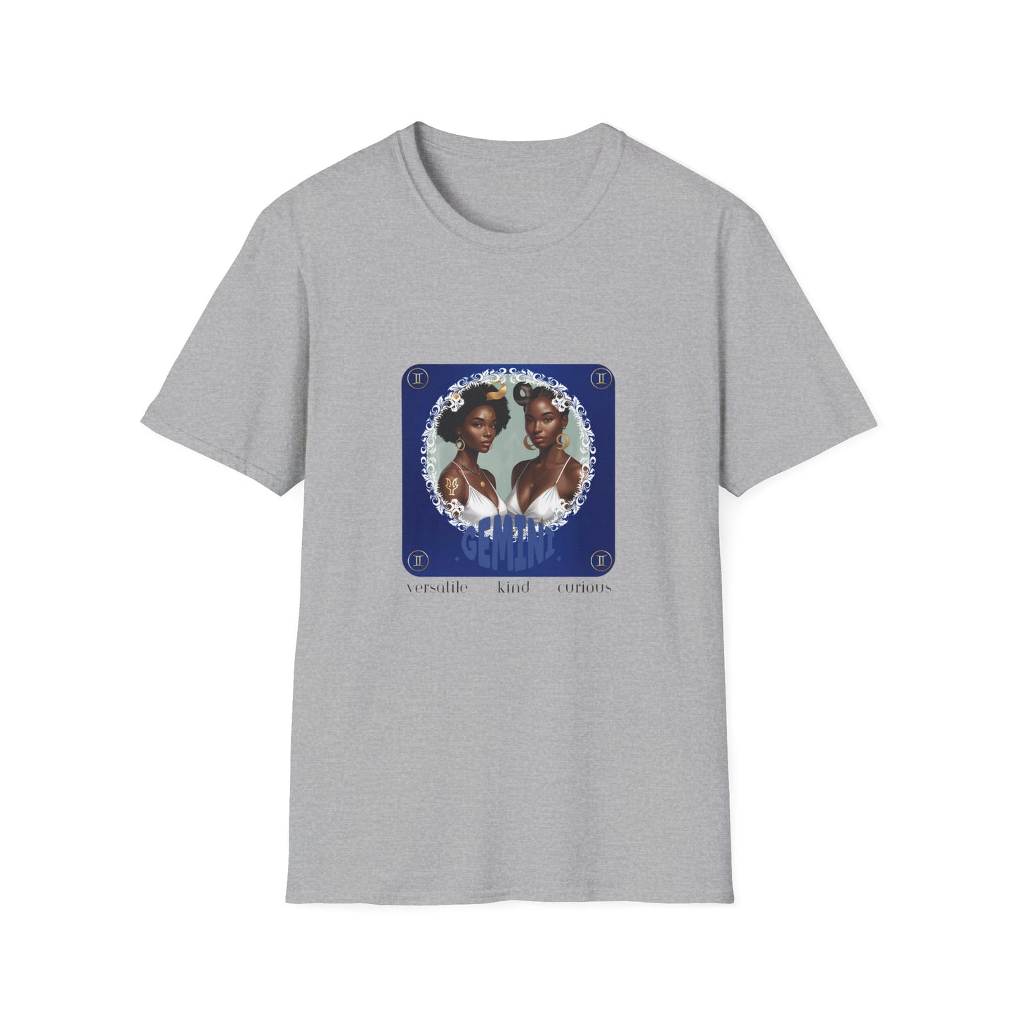 Gemini Zodiac Women's T-Shirt with Graphic Design