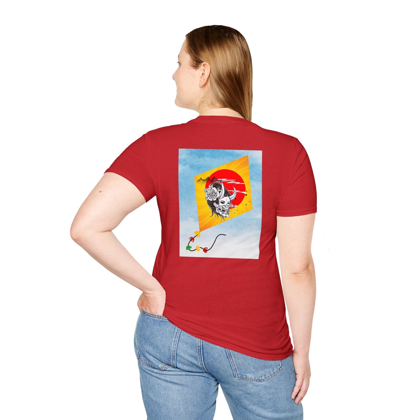 Asian Mask Kite T-Shirt