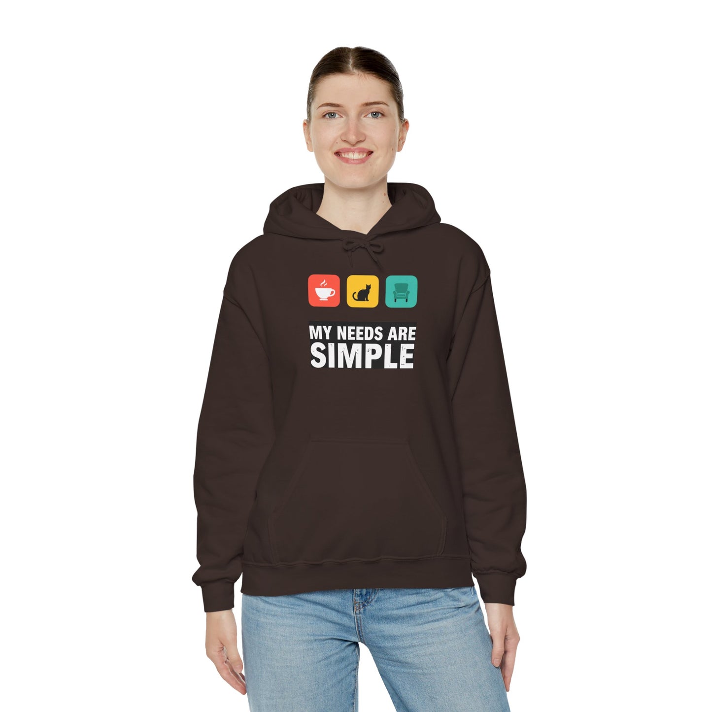 My Needs Are Simple Cat Coffee Chair Hoodie