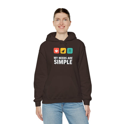My Needs Are Simple Cat Coffee Chair Hoodie