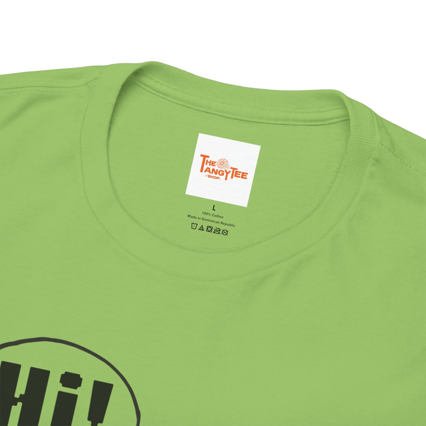 Robot Hi Graphic Tee, Unisex Cotton Tee