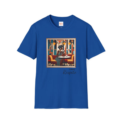 Art Deco Woman Colorful Respite Graphic T-Shirt