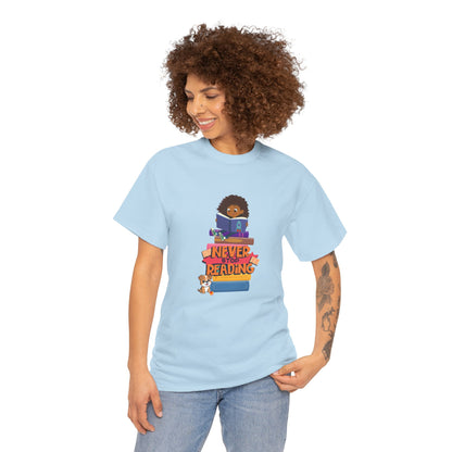 Reading Enthusiast Tee - Never Stop Reading