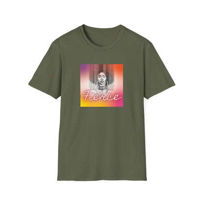 Fierce Multicolor Afro Black Woman T-Shirt