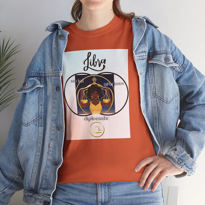 Libra Zodiac Graphic Unisex Tee