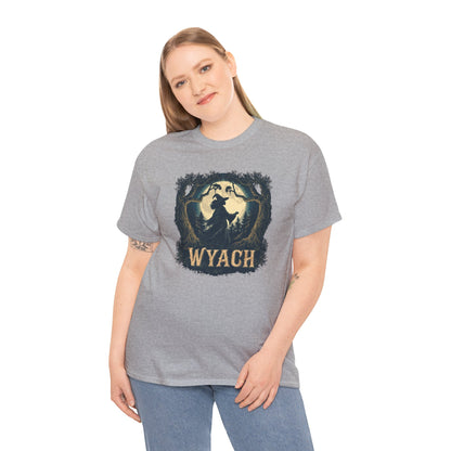 Wyach Night Witch Tee — African American Silhouette Forest Graphic T-Shirt