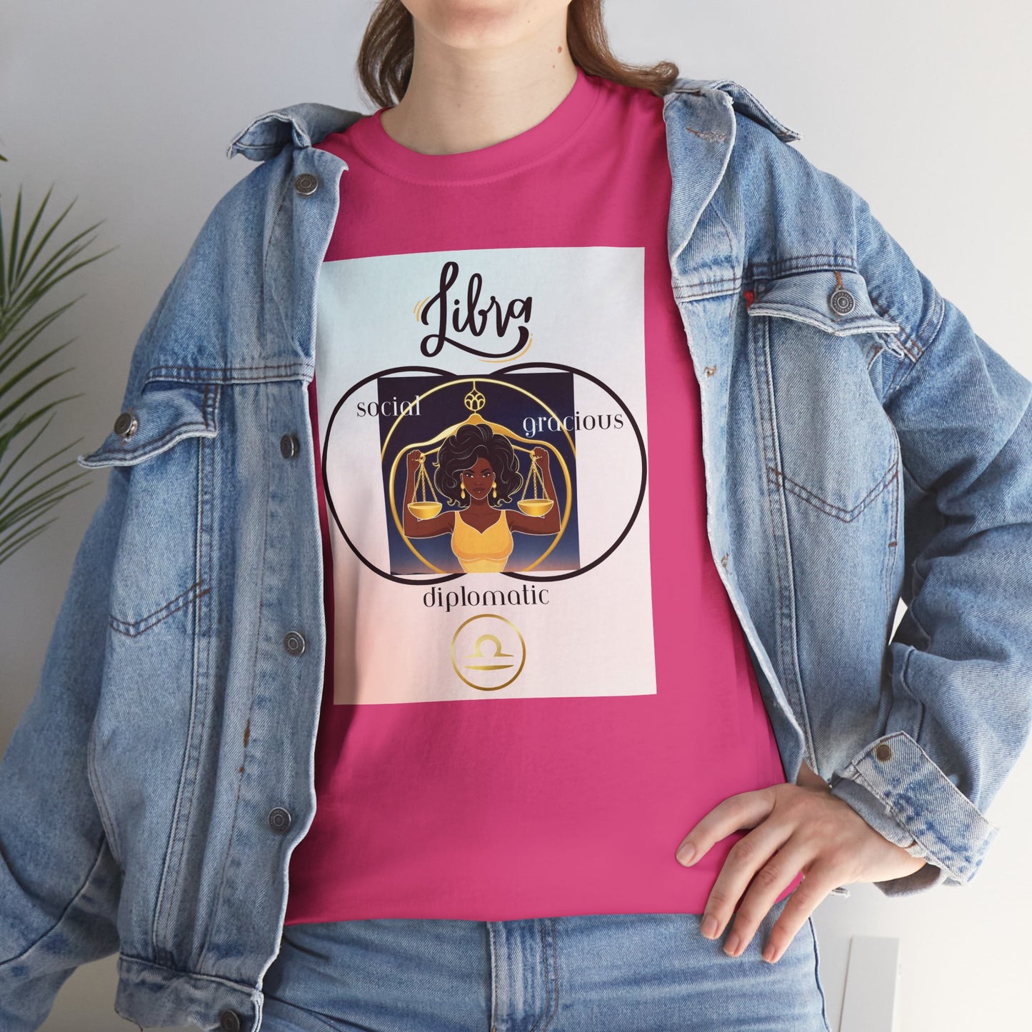 Libra Zodiac Graphic Unisex Tee