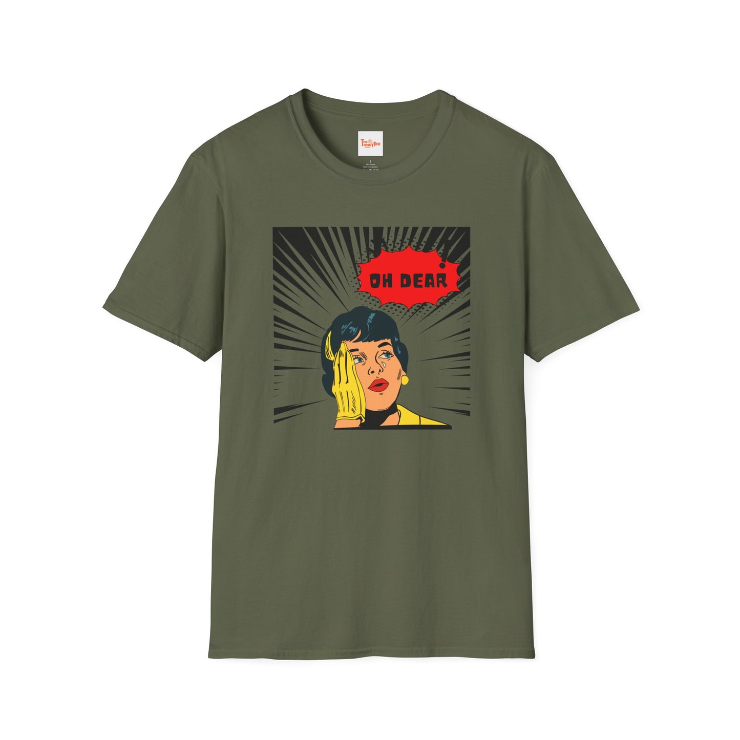 Comic Woman Unisex T-Shirt - 'Oh Dear' Graphic