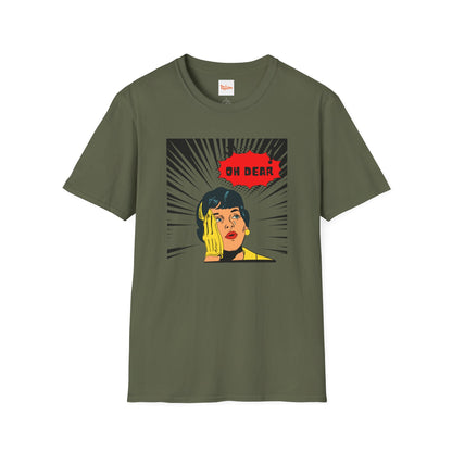Comic Woman Unisex T-Shirt - 'Oh Dear' Graphic