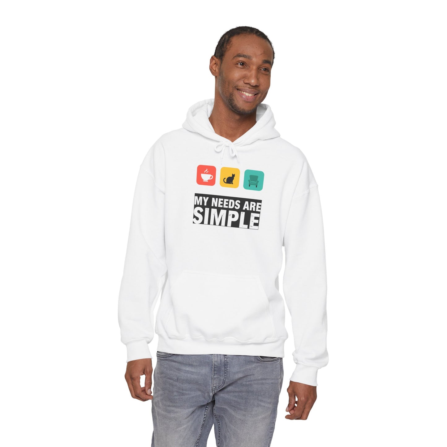 My Needs Are Simple Cat Coffee Chair Hoodie