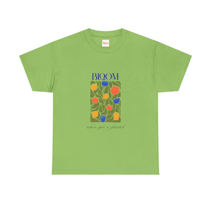 Floral Tee - Bloom Where You're Planted