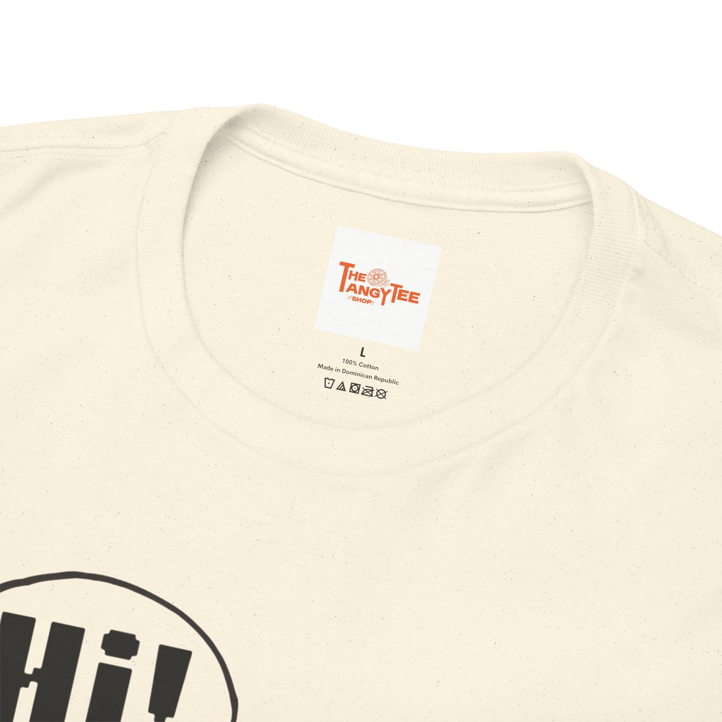 Robot Hi Graphic Tee, Unisex Cotton Tee