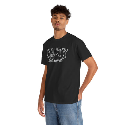 Salty But Sweet Tee — Funny Beach Vibe Cotton T‑Shirt