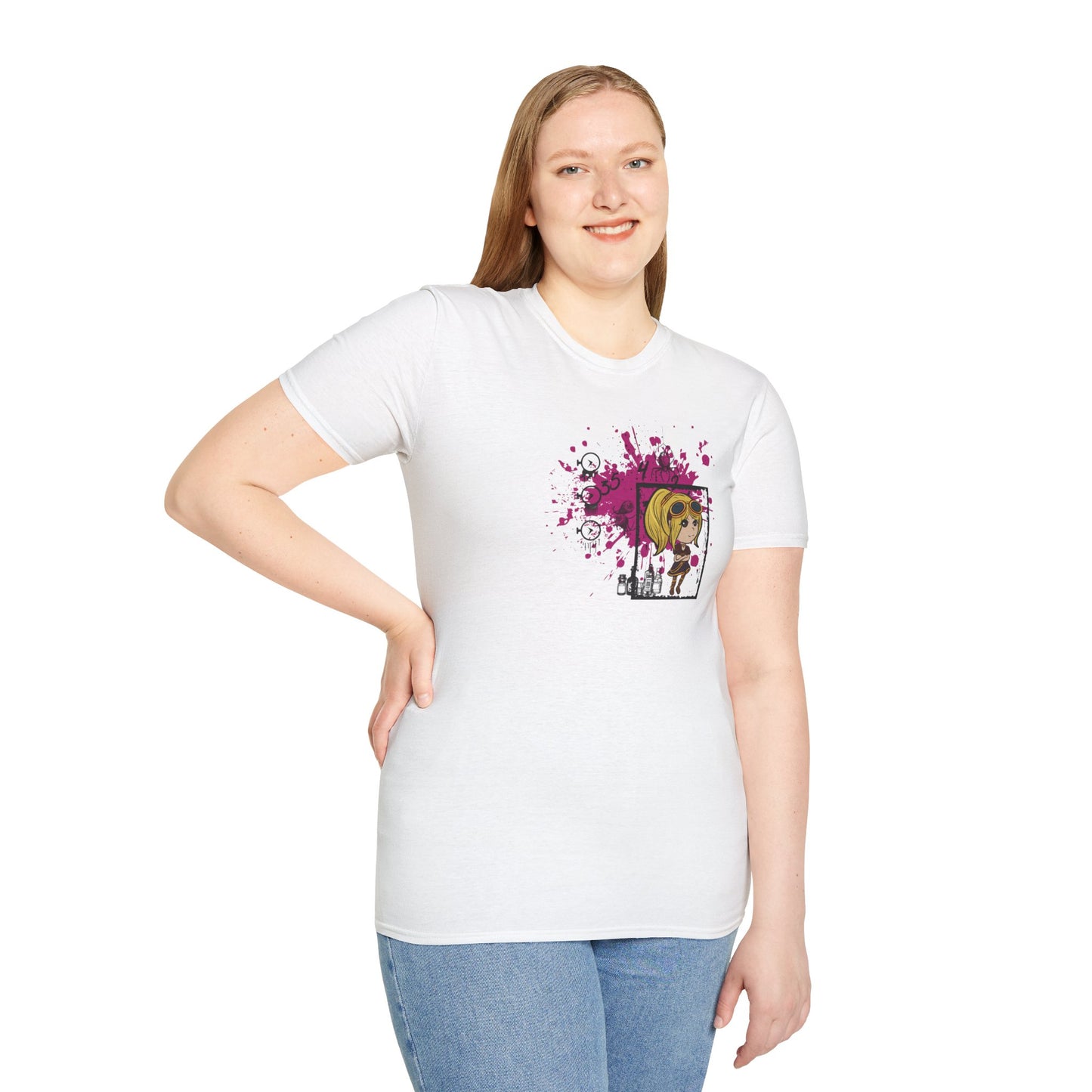 Steampunk Girl Softstyle T-Shirt
