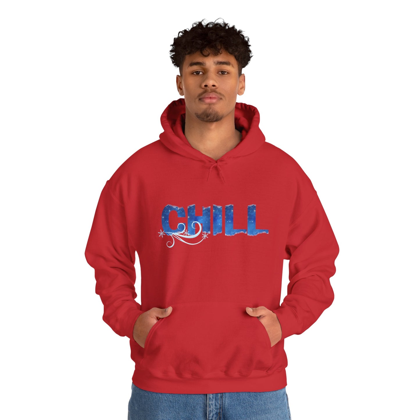 Chill Snowy Letters Hoodie