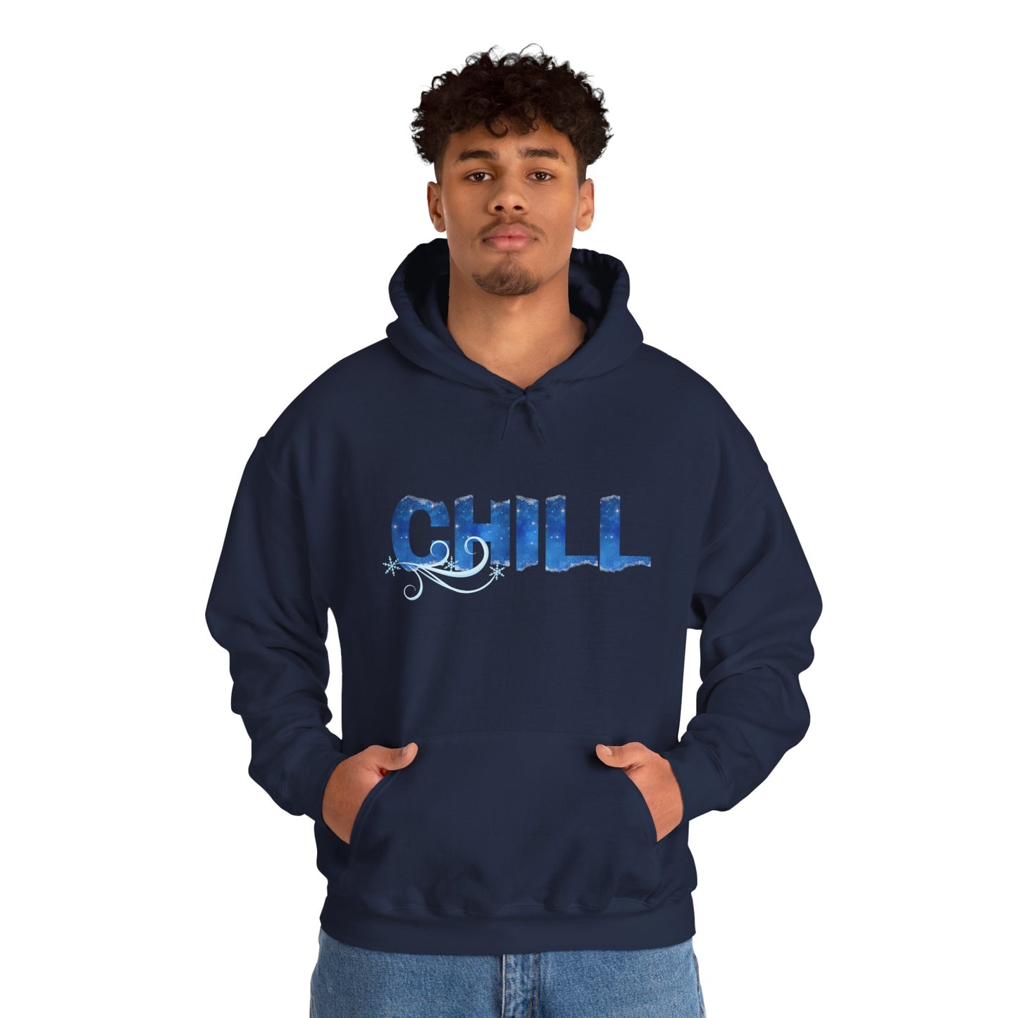 Chill Snowy Letters Hoodie