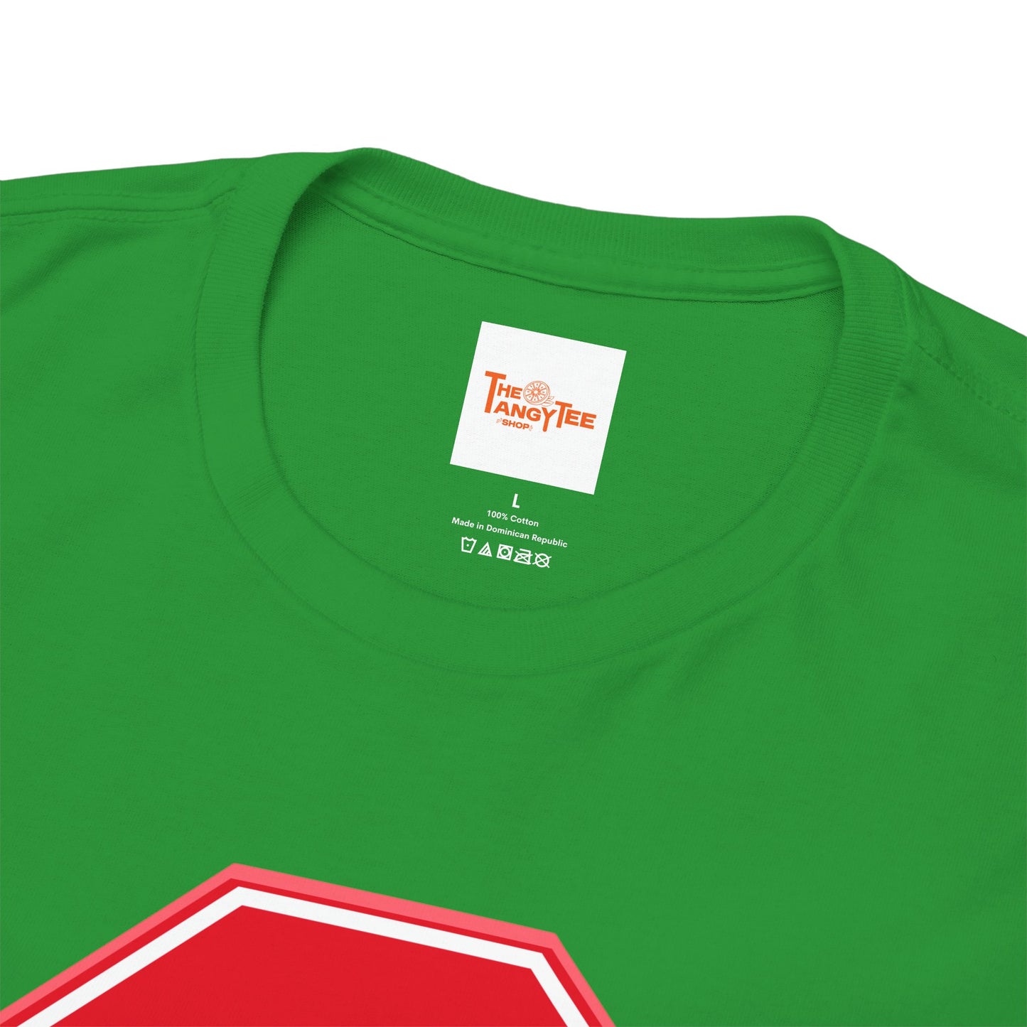 Whoa Graphic Red Octagon Sign Unisex Tee