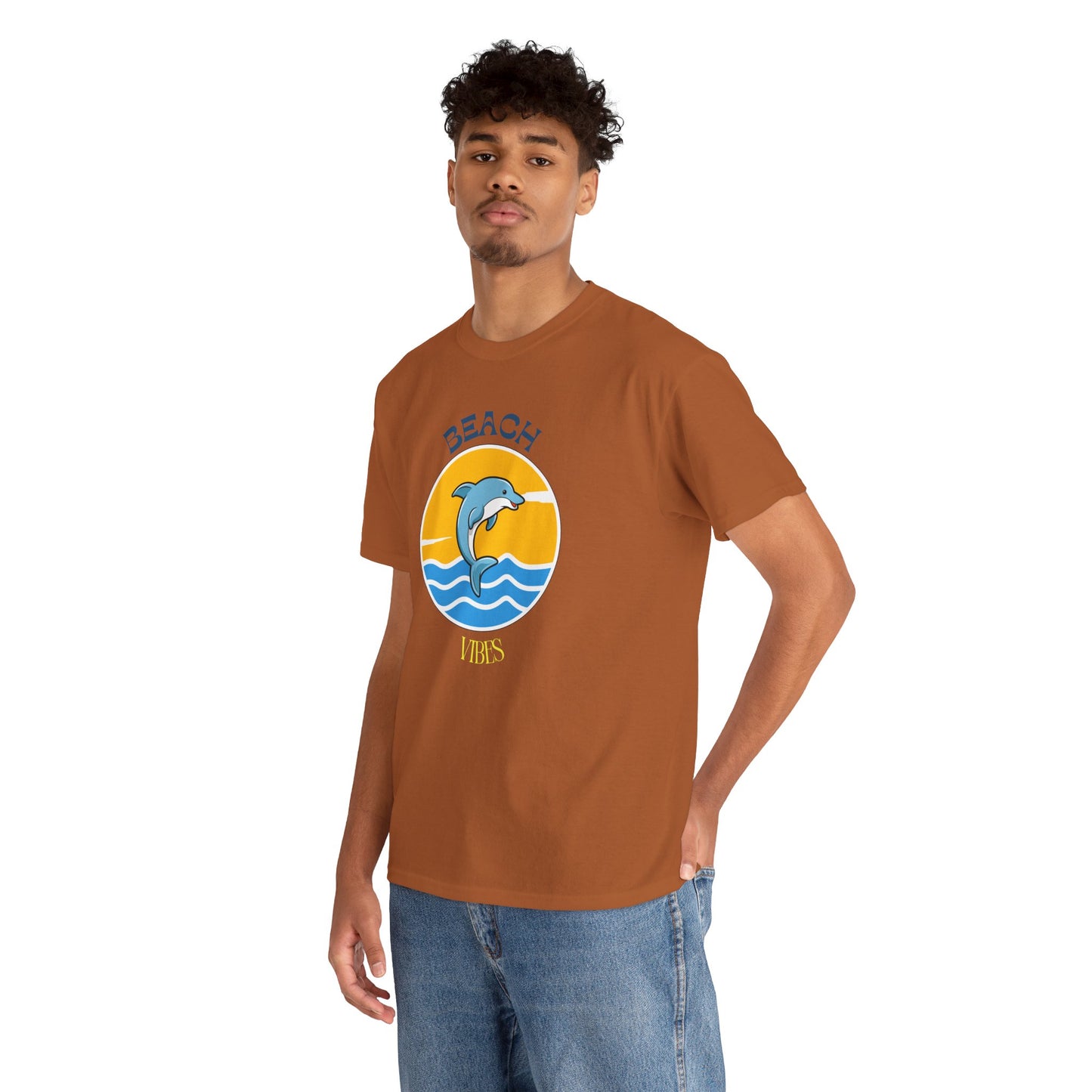 Beach Vibes Dolphin T-Shirt — Sunny Ocean Graphic Tee