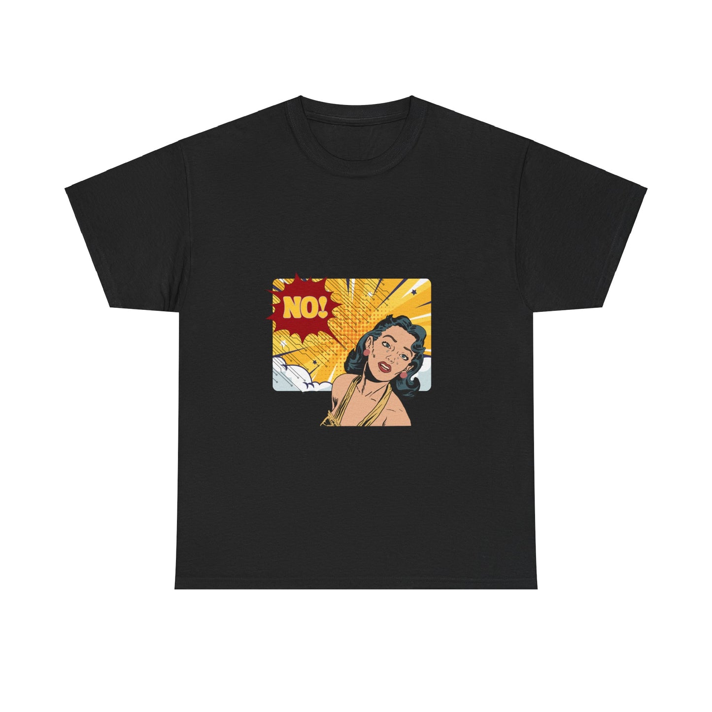 Comic Woman Saying No T-Shirt